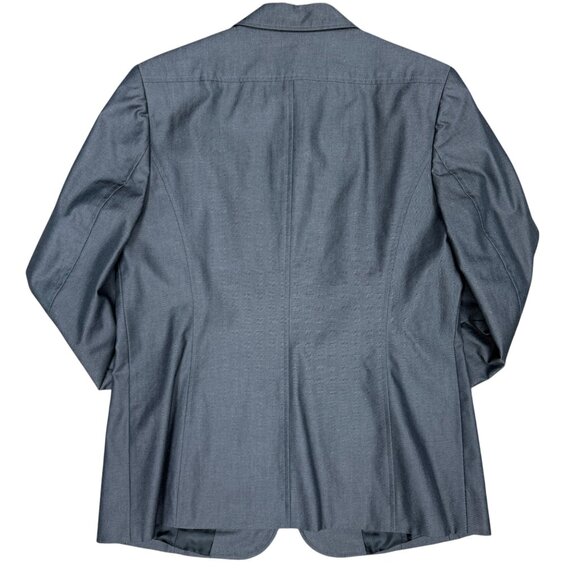 Women's TALBOTS Button-Down Blazer Jacket‎ Gray- Size 10 - Picture 5 of 10